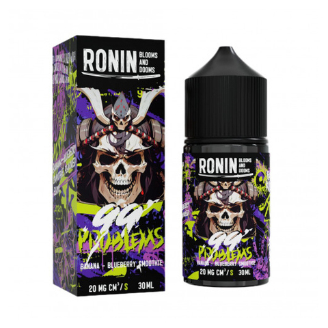 Жидкость RONIN B.A.D. Salt 2% STRONG 30 ml 99 Problems - Бананово-черничный смузи