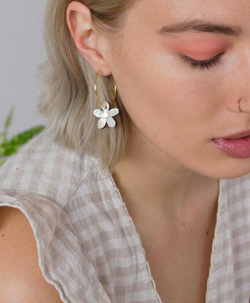 Серьги Orange Blossom Hoops