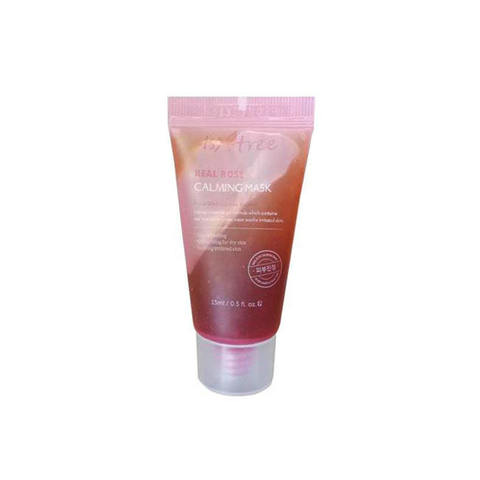Isntree real rose calming mask - Успокаивающая маска на основе дамасской розы (travel)