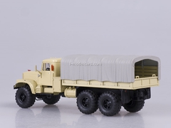 KRAZ-255B board with awning 1979 beige 1:43 Nash Avtoprom