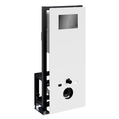 WasserKRAFT Glan 66TLT.010.ME.WH.PB03 Инсталляция для унитаза с клавишей фото