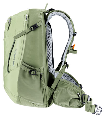 Картинка рюкзак велосипедный Deuter Trans Alpine 22 SL Mineral/Grove - 12