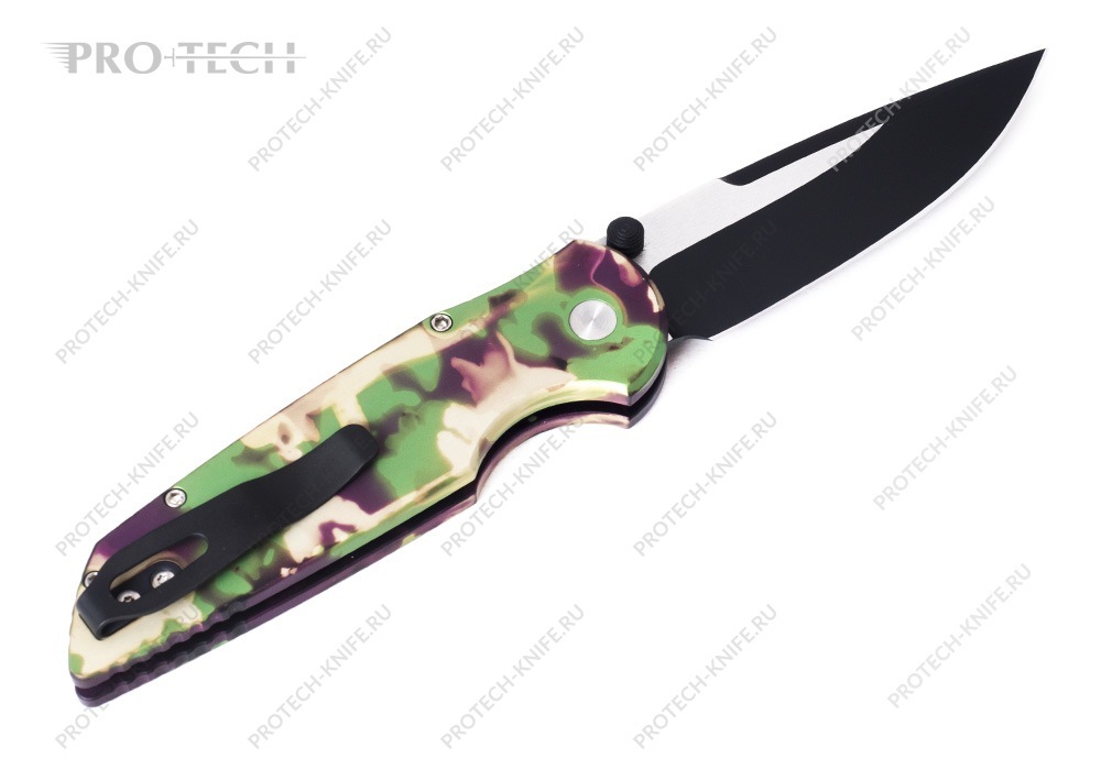 Нож Pro-Tech TR-3 Integrity KW Exclusive Mardi Gras Camo 2 Tone - фотография 
