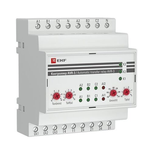 Контроллер АВР на 2 ввода с секционированием AVR-3 EKF