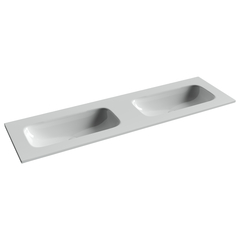 Ceramica Nova Grace CN7023WX Раковина мебельная прямоугольная с двумя чашами без отв. под смеситель, 161x45.7 фото