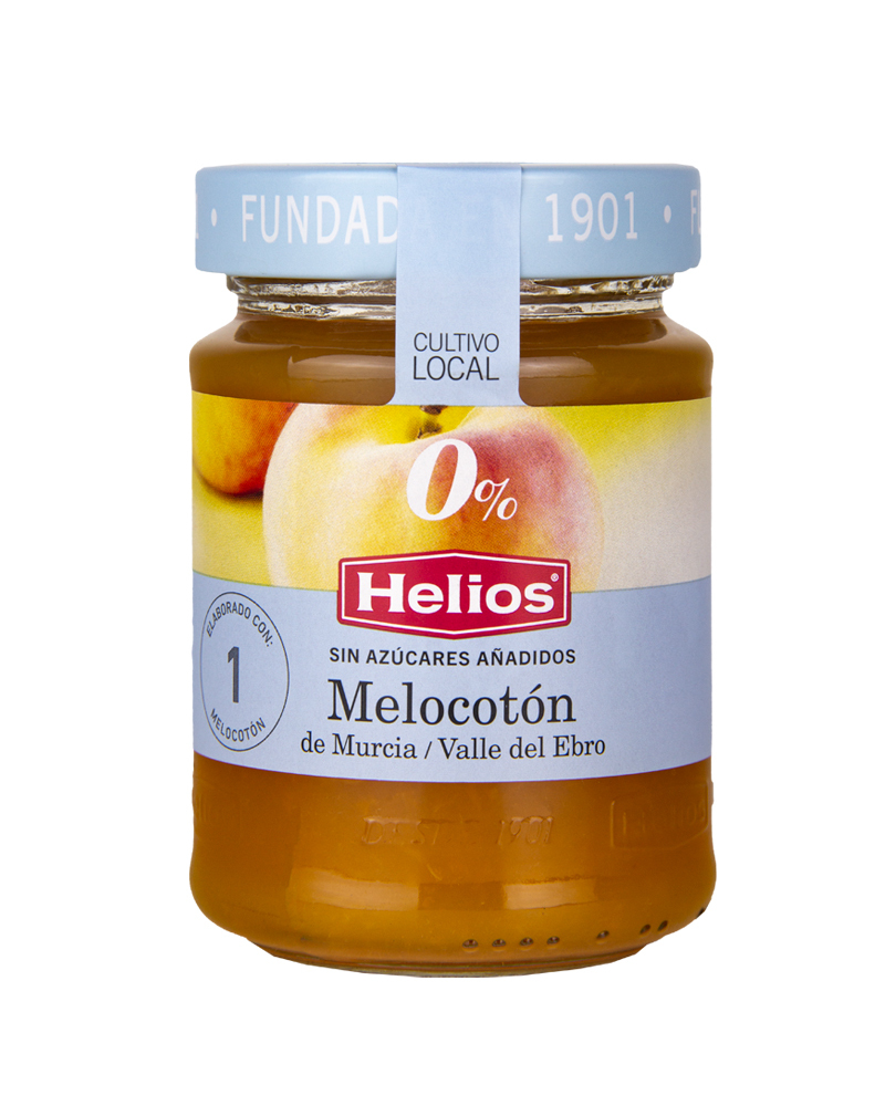 Конфитюр Helios из персика без сахара Extra 280 гр.