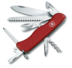 Фото Складной многопредметный нож Victorinox Outrider, сталь X55CrMo14, рукоять нейлон, красный
