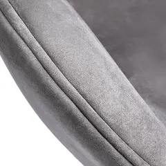 Кресло SWAN STYLE CHAIR серый, искусственная замша