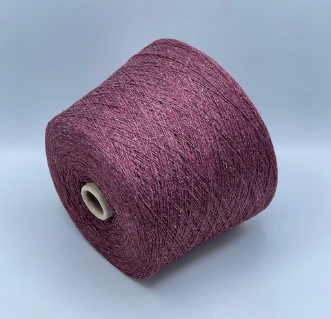 Filcom, Freschello, 2/15 750м. 30% Лен, 30% Як, 10%Шелк, 30% Кашемир, Смородина, меланж(397), арт.39887