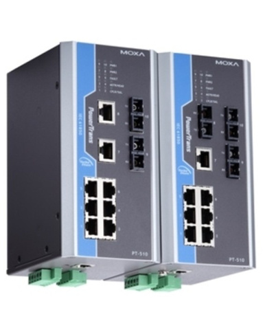 Коммутатор управляемый MOXA PT-510-SS-SC-24