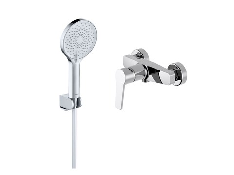 Aquatek АЛЬФА AQ1934CR Комплект для душа 2 в 1 (AQ1960CR+AQ2035CR)