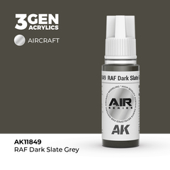 Акриловая краска AK Interactive RAF Dark Slate Grey 3GEN AIR, 18мл