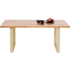 Стол Jackie Oak Brass 180x90 см