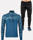 Беговой костюм Noname Trail Running Ux Blue Green/Black