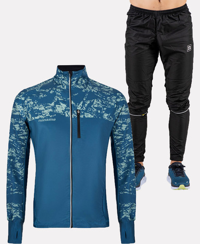 Беговой костюм Noname Trail Running Ux Blue Green/Black