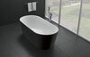 BelBagno BB71-1800-NERO-W0 Отдельностоящая акриловая ванна в комплекте со сливом (донным клапаном), 180x80, цвет: чёрный