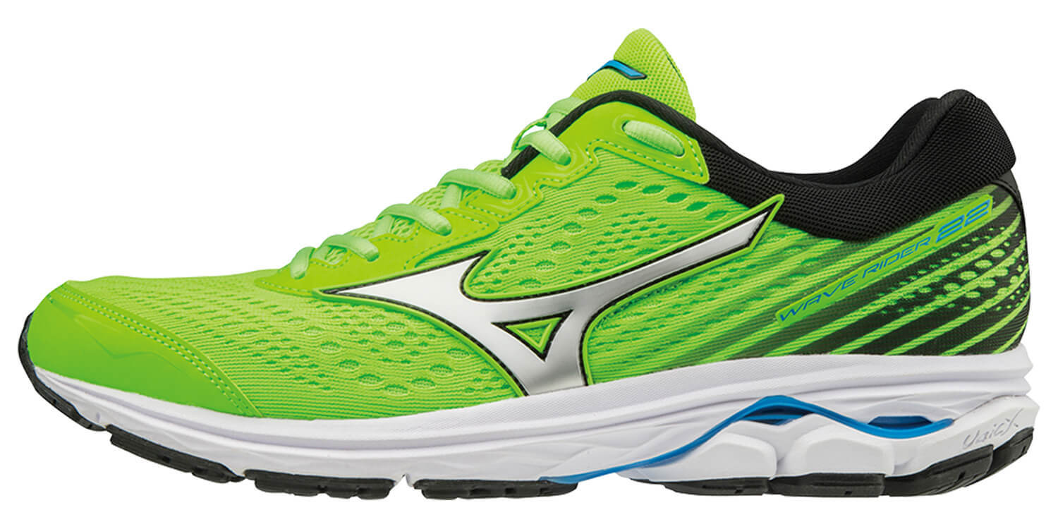 Mizuno Wave Rider 22 кроссовки беговые мужские зеленые - 5