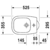 Duravit D-Code 22381000002 Биде напольное