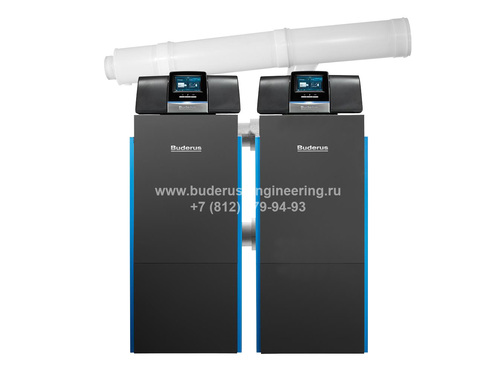 В каскаде Buderus Logano plus KB372-75 L Газовый Конденсационный котел Левый Арт.7736603033