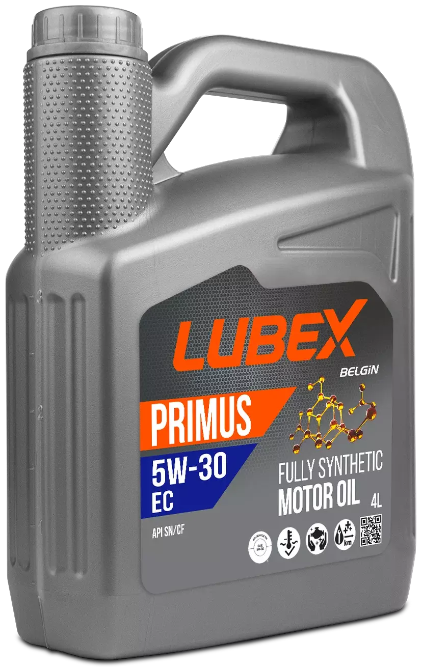 Моторное масло LUBEX PRIMUS EC 5W-30 синтетическое 4л