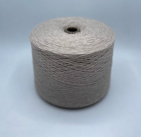Бобинная пряжа (пр.Италия), art- Lanangora ,533м(смотка в 3 нити)/ 100 гр.Ангора/шерсть/полиамид, цвет-Серо-бежевый,арт.26343
