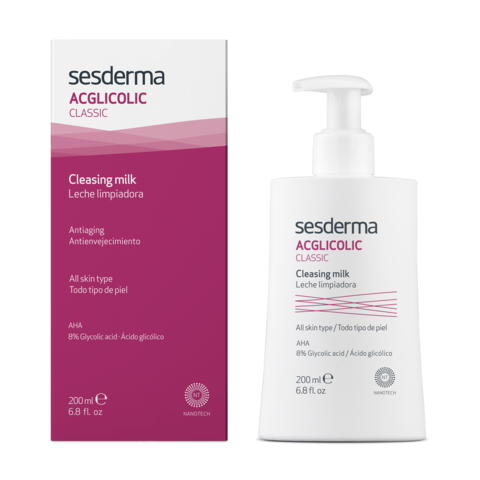 Молочко очищающее с гликолевой кислотой ACGLICOLIC CLASSIC CLEANSING MILK, 200мл