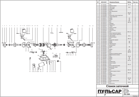 Промщит ПУЛЬСАР CT125 (791-349-015)