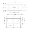 Duravit P3 Comforts 700376000000000 Ванна акриловая прямоугольная 1700x750х460mm, встраиваемая или с панелями , наклон для спины справа, цвет белый