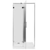Aquanet Beta 185946 Распашная дверь в нишу, цвет: профиль хром, стекло прозрачное