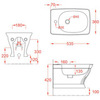 ArtCeram Civitas CIB001 01 00 BI*1 Биде подвесное, цвет: белый