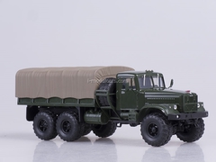 KRAZ-255B board with awning 1979 green 1:43 Nash Avtoprom