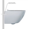 Berges Puma 082126 Унитаз подвесной XL Rimless 55 см, сиденье дюропласт Toma Slim SO, микролифт, быстросьем
