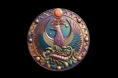 Силиконовый молд № 397 Знак зодиака Скорпион большой 6 см