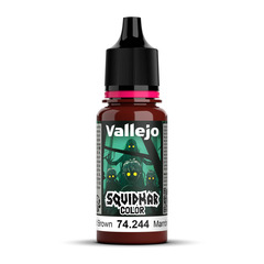 Vallejo Squidmar Color Cult Brown — акриловая краска, 18 мл (74.244)
