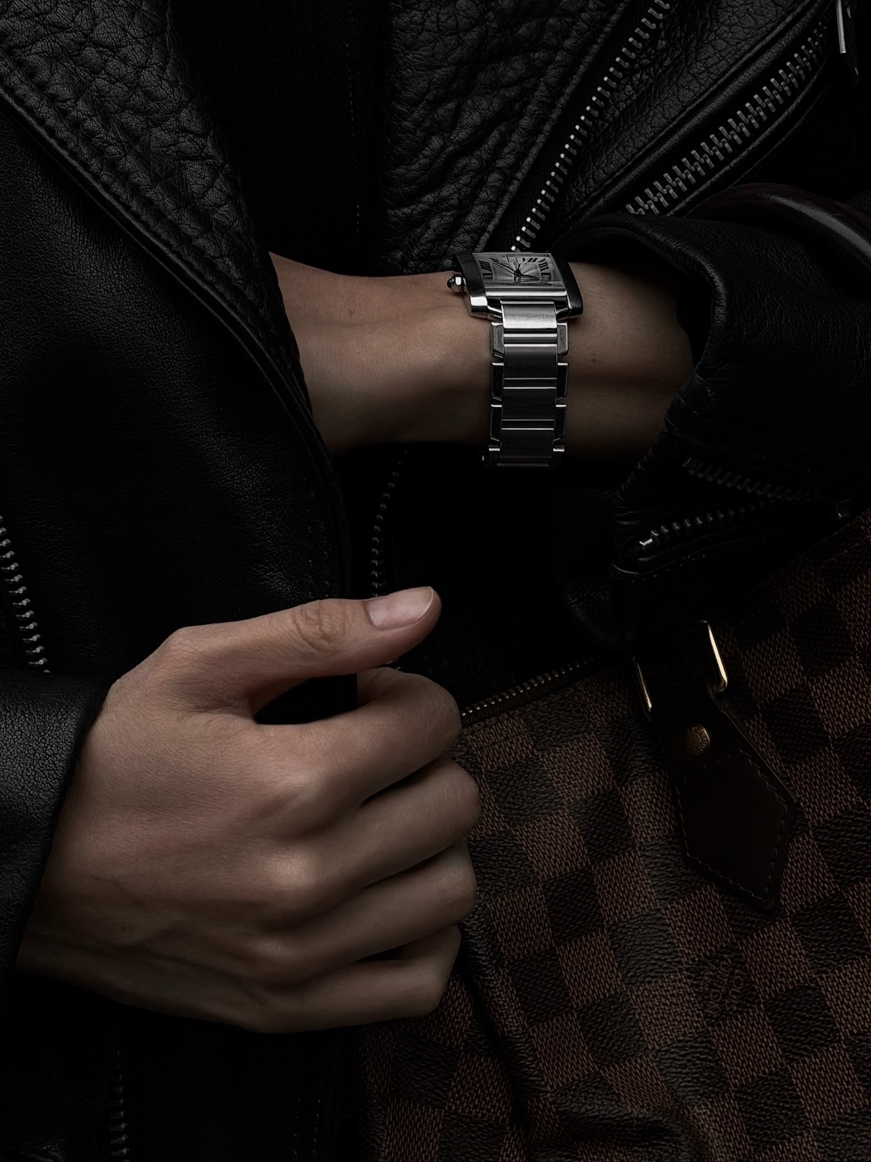 Винтажные часы Cartier tank Française — фото 6