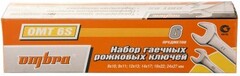 Ombra OMT6S Набор ключей гаечных рожковых в сумке, 8-27 мм, 6 предметов 55011