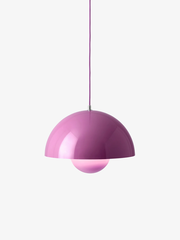 Cветильник подвесной ANDTRADITION Flowerpot Pendant VP7 розовый 370x370x270