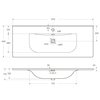 BelBagno Uno BB-8099-120 Керамическая раковина, 121x46, цвет: белый