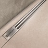 Berges Super Slim 090084 Желоб водосток 1200, хром глянец, S-сифон D50/105 H50 вертикальный