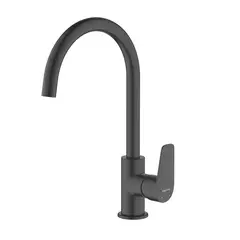 Aquatek Бетта AQ1182MB Смеситель для кухни, цвет: чёрный фото