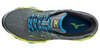 Беговые кроссовки мужские Mizuno Wave Mujin 4 GoreTex серые-желтые - 3