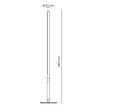 Светильник напольный Nomon Home LINEA Uno Black