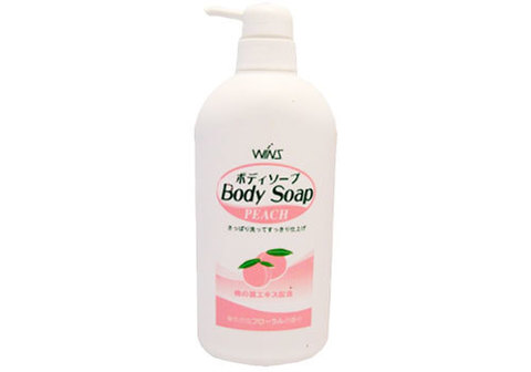 Крем-мыло с экстрактом листьев персика Body Soap, 550мл