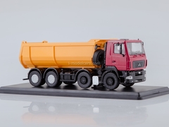MAZ-6516 tipper U-shaped body red-yellow 1:43 Start Scale Models (SSM)