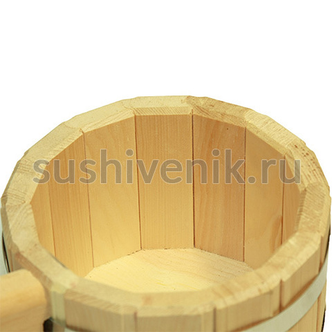 Ковш 1,5 л для бани (кедр) - 5