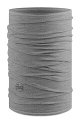 Тонкий шерстяной шарф-труба Buff Merino Lightweight Solid Light Grey