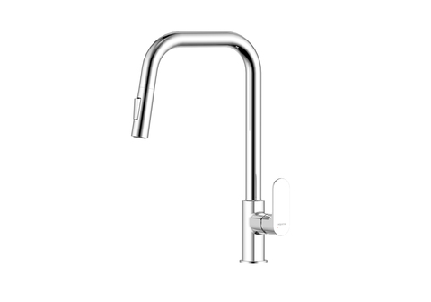 Aquatek АЛЬФА AQ1984CR Смеситель для кухни с вытяжным изливом