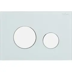 Cezares LUX-GB-BIO-C Кнопка смыва, Белое стекло, белый матовый фото