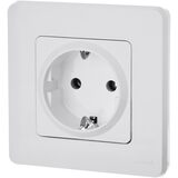 Розетка с заземлением - Legrand Inspiria - без шторок 16А 250В винтовые зажимы - белый — фото 17