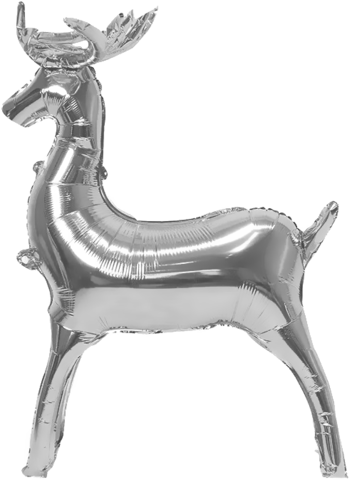Шар К Ходячая фигура, Олень Серебро, 48